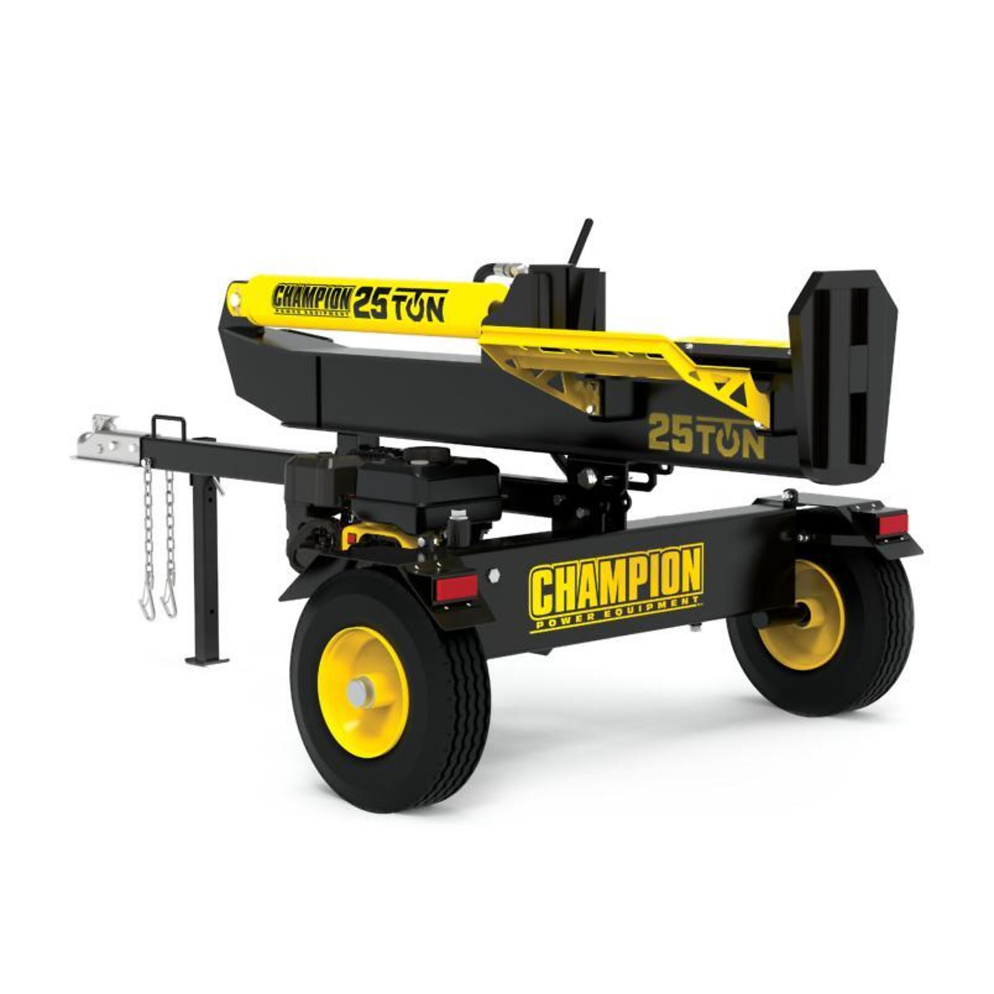 Champion Power Equipment, 25 Ton Full Beam Log Splitter, Ram Force 25 Tons, Max. Log Diameter 16 in, Max. Log Length 24 in, Model# 100326